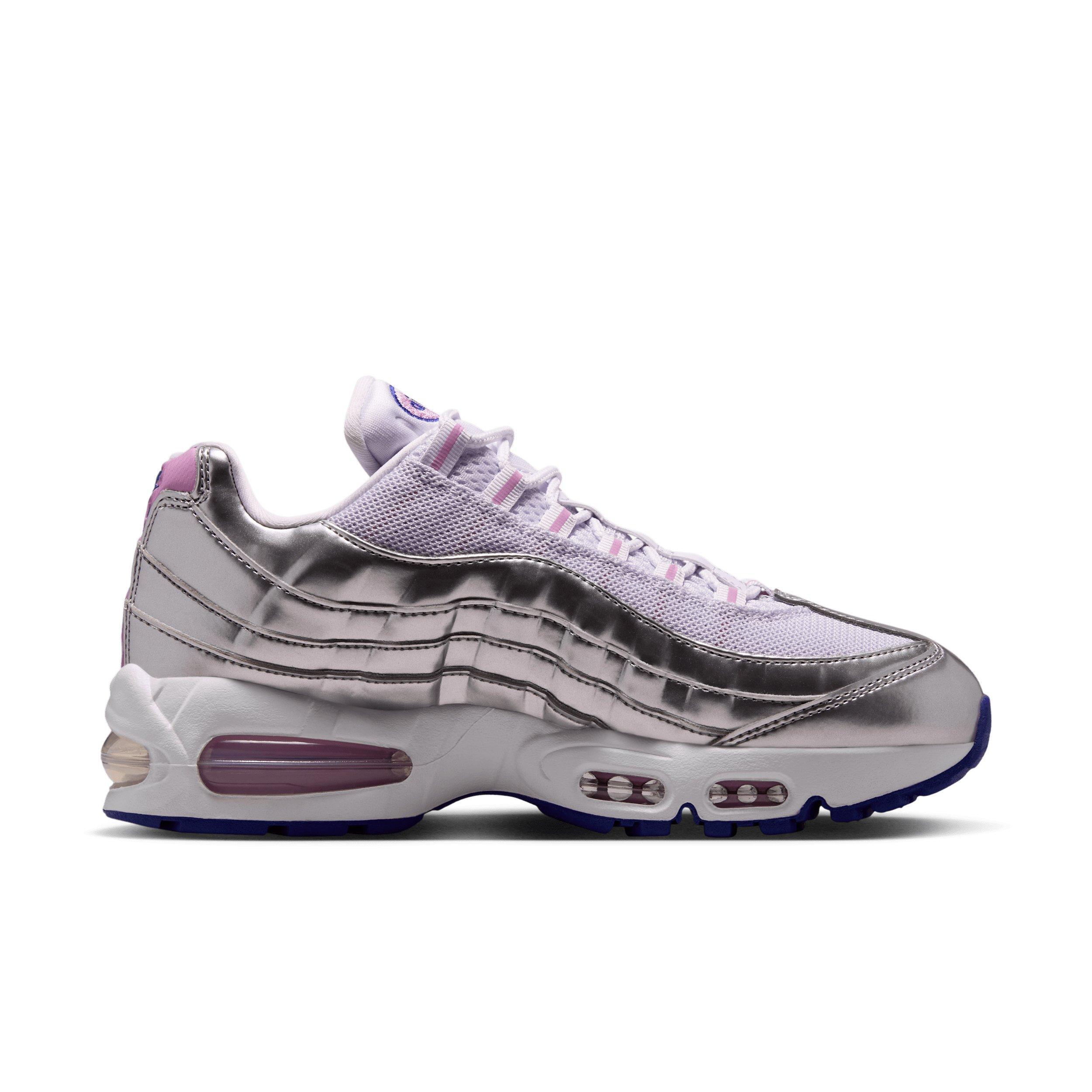 Nike Air Max 95 Big Bubble "Chrome/Barely Grape/Light Magenta/Lagoon Pulse" Women's Shoe - CHROME/GRAPE/LT MAGENTA/LAGOON